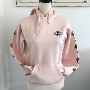 Pink Billabong Hoodie with Palm Trees